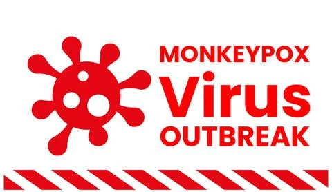 MONKEYPOX VIRUS vector illustration - Monkeypox is a zoonotic viral disease t Stock Illustration