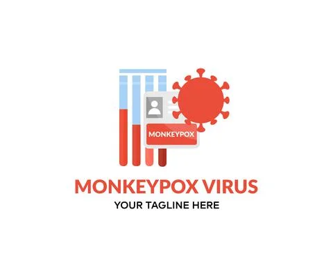 Monkeypox viruses, infectious zoonotic vector design and illustration. Illustrazione stock