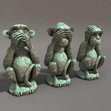 Monkeys 3D Model