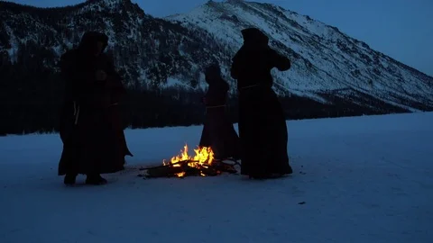 Monks Stock Footage 82436850