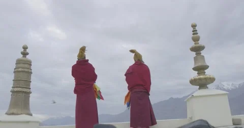 Monks 스톡 동영상 137235626