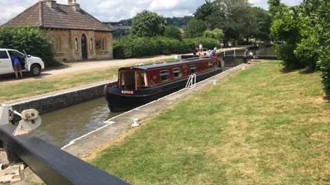 Monkton Combe Stock Footage 295516765