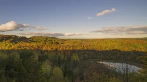 Mono Cliff Provincial Park - Fall 2014 4K Stock Footage 56248865
