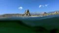 Mono Lake Canoeing 25 Underwater South Tufa Brine shrimp HD Footage