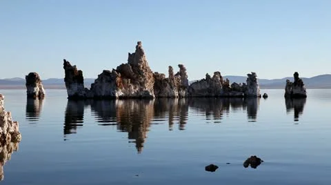 Mono Lake in first light Stock Footage 10902130