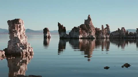 Mono Lake first light Stock Footage 11107553