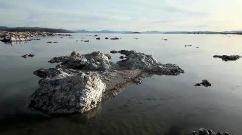 MONO LAKE PAN Stock Footage 10789751