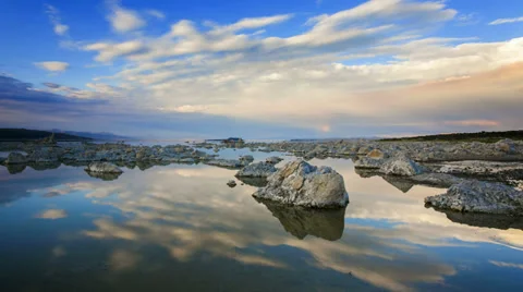 Mono Lake, Time Lapse Stock-Footage 32549764