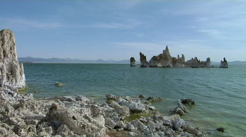 Mono Lake Timelapse Stock Footage
