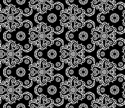 Mono line pattern for your design Stock Illustration