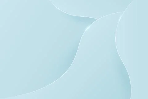 Monochromatic abstract background with white thin stripes. Blue wave. Stock Illustration