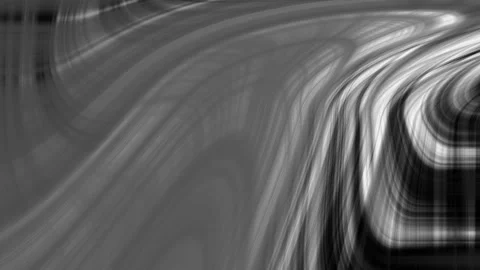 Monochromatic abstract fluid dynamics simulation with dynamic motion and so.. Video stock 313197967