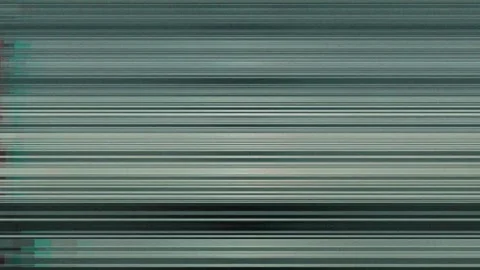 Monochromatic digital noise and horizontal glitch distortion. 4K Video Video stock 340378184