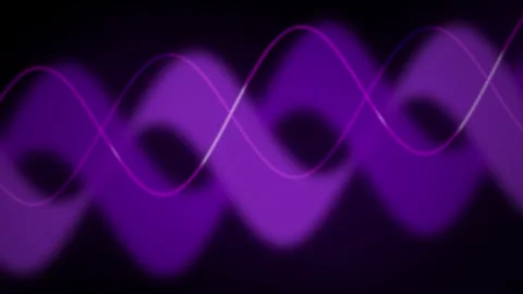 A monochromatic digital wave scrolls in a seamless loop Stock Footage 342519085