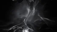 Monochromatic Ethereal Glowing Abstract Flame Loop Stock Footage