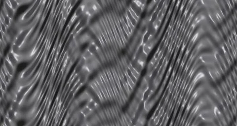 Monochromatic glossy 3D rendered wave surface texture Stock Illustration