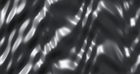 Monochromatic glossy 3D rendered wave surface close-up Stock Illustration