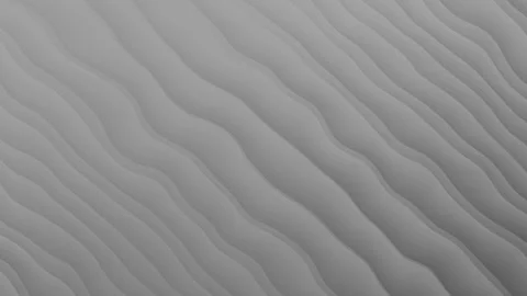 Monochromatic Gray Abstract Wavy Texture and Ribbed Pattern Stock Footage 327774332