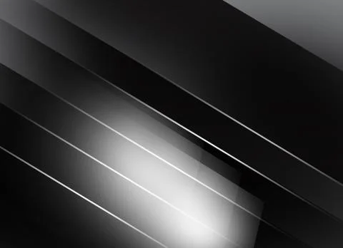 Monochromatic Gray Background with Surfaces and White Lines Stock Illustration