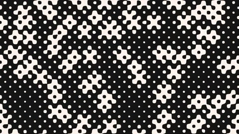 Monochromatic grid pattern with repeated geometric shapes 스톡 동영상 285693431