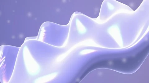 Monochromatic liquid waves ripple in a seamless loop Stock Footage 341666034