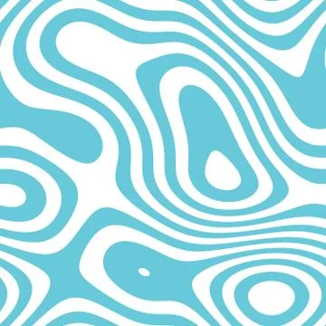 Monochromatic seamless line art pattern in blue color over white background 스톡 일러스트