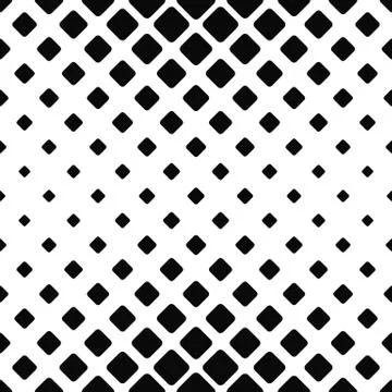 Monochromatic seamless square pattern Stock Illustration