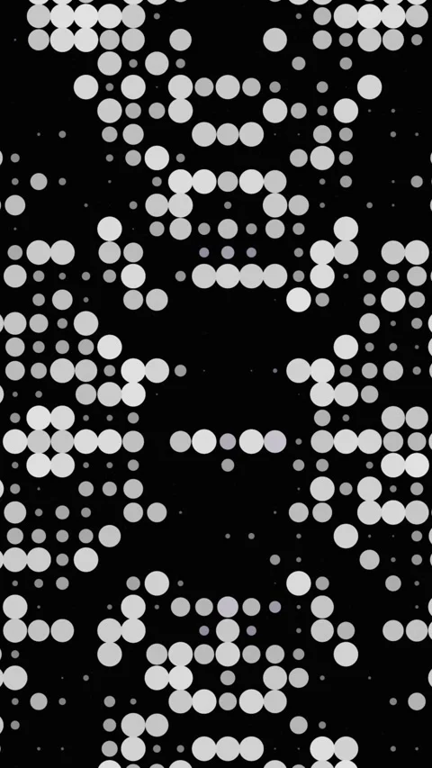 Monochromatic Shimmering Dot Grid Motion Background Stock Footage 340271962