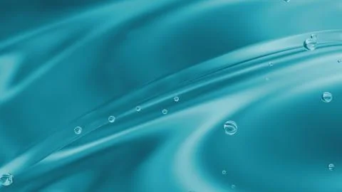 Monochrome 3d render abstract modern glass flow background. Liquid forms. Gla Stock Illustration
