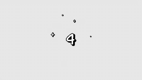 Monochrome 8bit Pixel Countdown Transparent Vídeo Stock 321928018