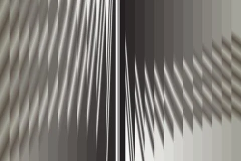 Monochrome Abstract Background with Diagonal Light Ray Effect and Gray Gradie Stock Illustration