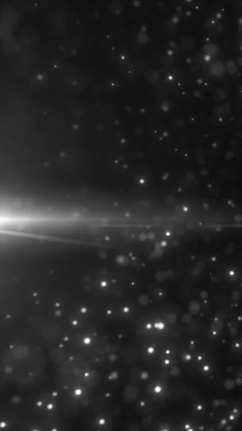 Monochrome abstract background with floating light particles, creating a ca.. Stock Footage 323870500
