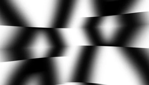 Monochrome Abstract Blurred Wave Pattern Background with Metallic Gradient Stock Illustration