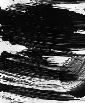 Monochrome abstract boho background with hand-painted marble texture Stock Illustration