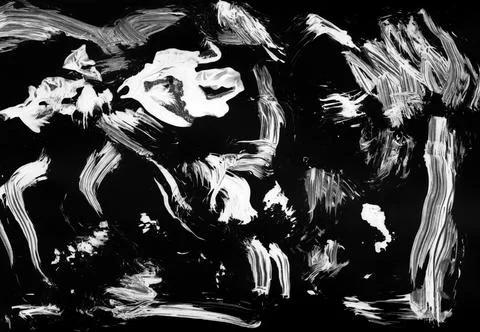Monochrome abstract boho background Stock Illustration