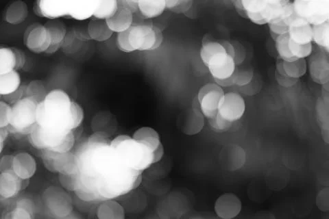 Monochrome Abstract Bokeh Pattern, Soft Light and Dark Shadow Interplay, a .. Stock Photos