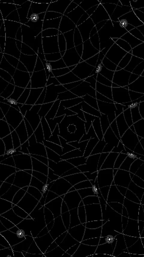 Monochrome Abstract Geometric Motion Graphics Vídeos de archivo 340410063