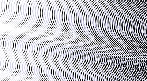 Monochrome abstract gradient background with moire effect. Stock Illustration