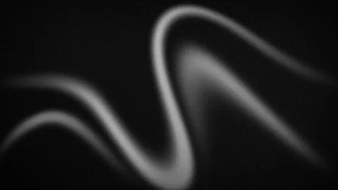 Monochrome abstract gradient with smooth gray and black waves over a grainy.. Illustrazione stock