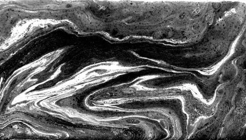 Monochrome abstract pattern. Marble imitation background. Stock Illustration