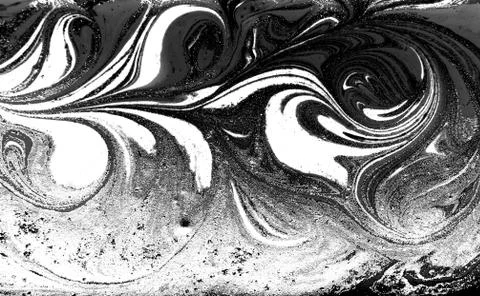 Monochrome abstract pattern. Marble imitation background. Stock Illustration