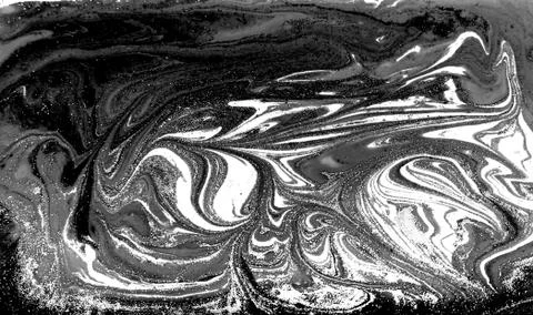 Monochrome abstract pattern. Marble imitation background. Stock Illustration