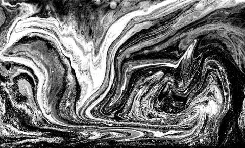 Monochrome abstract pattern. Marble imitation background. Stock Illustration