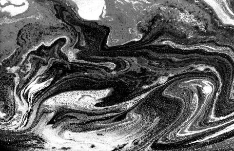 Monochrome abstract pattern. Marble imitation background. Stock Illustration