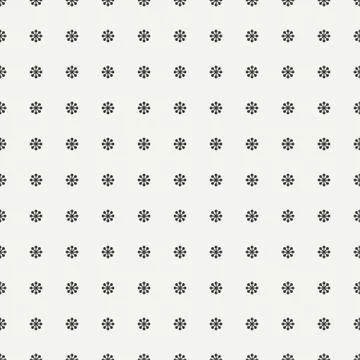 Monochrome abstract seamless floral pattern. Flowers and leaves. Wrapping paper Stock Illustration
