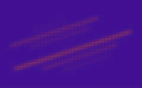 Monochrome abstract vector halftone background. orange and purple colors Stock Illustration
