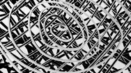 Monochrome Animation Of Overlapping Marker Strokes Filling Up The Screen Stock Footage