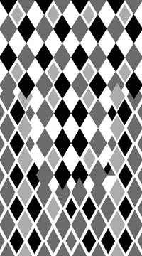 Monochrome argyle diamond pattern seamless repeat vector art. Illustrazione stock
