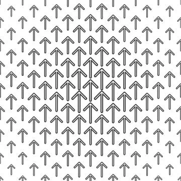 Monochrome arrow repeat pattern Иллюстрация