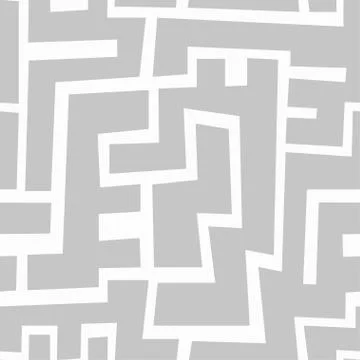 Monochrome aztec seamless pattern Stock Illustration